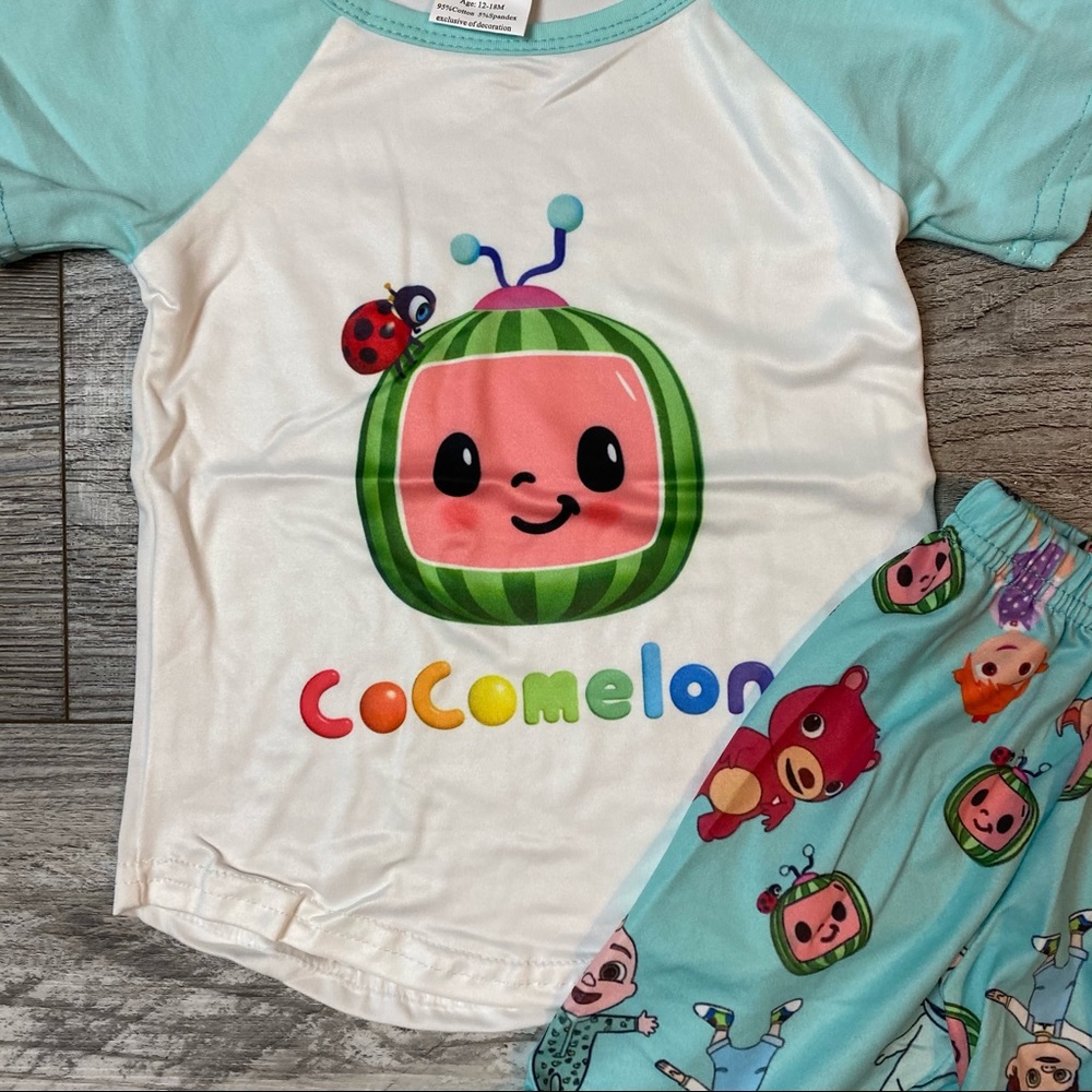 Girls boutique Cocomelon Outfit NEW - Picture 2 of 5